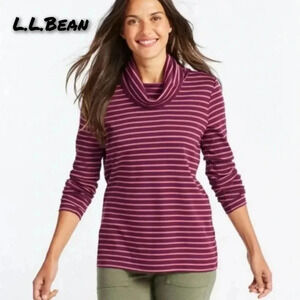 Striped crowl neck shirt blouse pullover